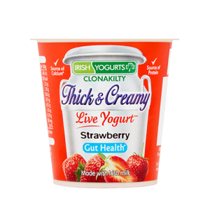 Clonakilty Strawberry Yoghurt 12x125g