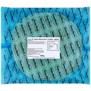 Santa Maria 12" Vegan Tortilla Wrap 10x10