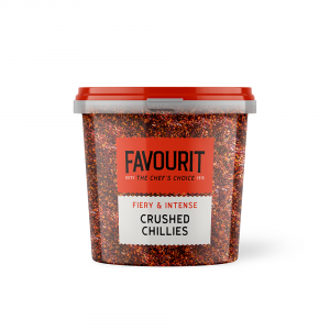 ​Favourit Crushed Chillies 6x400g