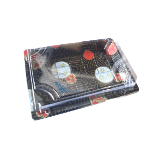 Sushi Tray & Lid Combi 1x400 (185x128x20mm)