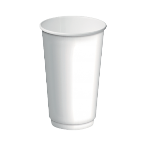 16oz Double Wall Cup Whit 20x25