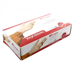 XL Blue Vinyl Gloves 10x100 (Powder Free)