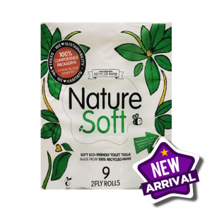 Nature Soft 2ply Toilet Tissue Bio Pack 5x9 Pack