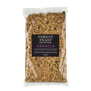 Forest Feast Raisin & Almond Granola 4x1kg 