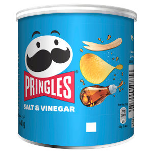 Pringles Salt & Vinegar 12 x 40g (Small Can)