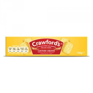 Crawfords Custard Creams 12x150g