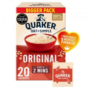 Quaker Oat So Simple Family Pack Original Porridge 20X27g