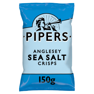 Pipers Anglesey Sea Salt Sharing Crisps 8 x 150g