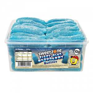 Blue Raspberry Bottles 10p 1x6 Tubs