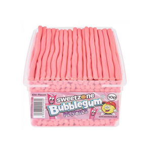 Bubblegum Pencils 10p 1x8 Tubs