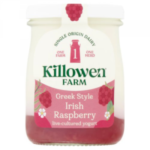 Killowen Farm Greek Style Irish Raspberry Yoghurt 12x140g