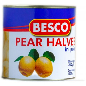 Pear Halves In Juice 6x2.65kg