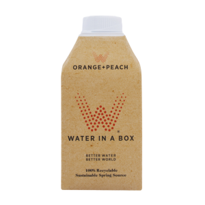 Water in a Box Orange & Peach Spring Water 12x500ml 