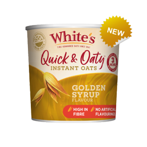 Whites Quick Oat Pots 8x55g (Golden Syrup)