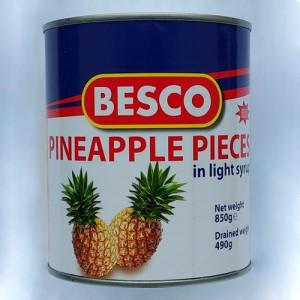 Pineapple Pieces Juice 6x850g