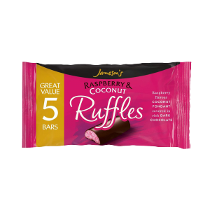 Jamesons Raspberry Ruffels Multipack 14x(5x26g)