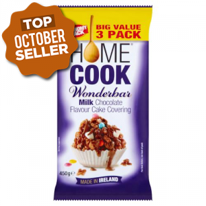 Wonderbar Milk Chocolate Flavour Cake Covering 12X450G (3PACK)