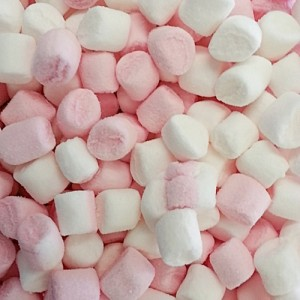 Pink & White Mini Mallows 8x500g