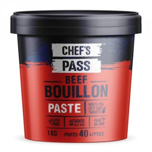 Chefs Pass Beef Bouillon Paste 2x1kg 
