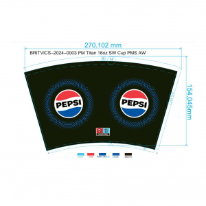 16oz Pepsi Cup 1x1000