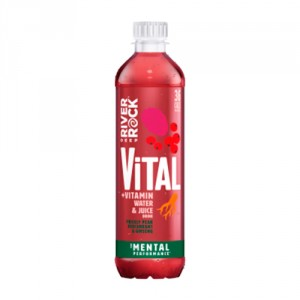 Deep RiverRock ViTAL Prickly Pear & Redcurrants with Ginseng 15x450ml