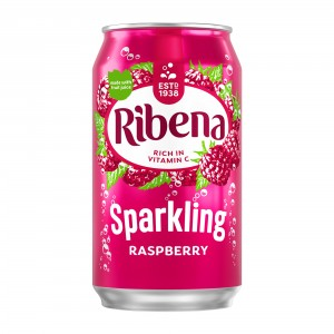 Ribena Sparkling Raspberry Can 24x330ml