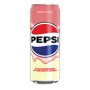 Pepsi Strawberry & Cream Zero Sugar 24x330ml