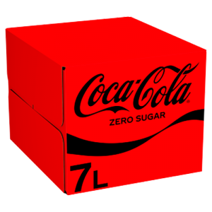 Coca-Cola Zero Sugar 7ltr Postmix Bag in Box 1x7ltr