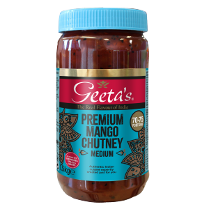 Geeta's Premium Mango Chutney 4x1.5kg