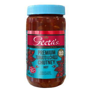 ​Geeta’s Tomato & Chilli Chutney 4x1.3kg