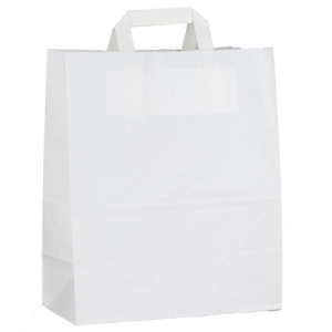 White Kraft Paper Bag 1x125