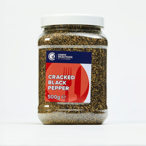 Chefs' Selections Cracked Black Pepper 6x500g