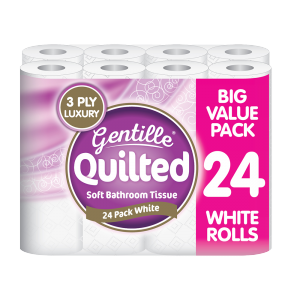 Gentille Quilted 3ply Toilet Tissue (2x24)