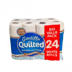 3ply Gentille Toilet Tissue (QUILTED)
