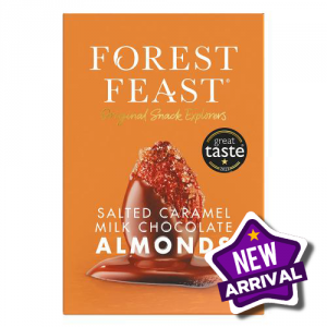 Forest Feast Salted Milk Chocolate Almonds 6x140g (Gift Cube)