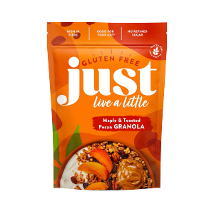 Just Live A Little Maple & Pecan Gluten Free Granola 5x360g