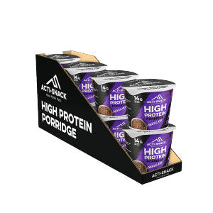 Acti Snack Double Chocolate Porridge Pot 8x60g