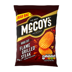 McCoys Flame Grilled 26x45g