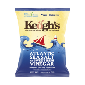 Keoghs Atlantic Sea Salt  & Irish Sweet Vinegar 24x45g