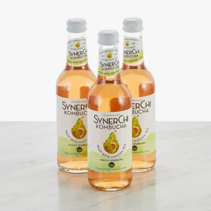 SynerChi Kombucha Pear with Matcha Tea 12x330ml