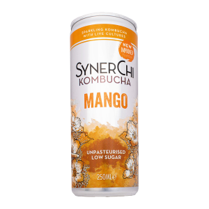 Synerchi Kombucha Mango flavour can 12x250ml