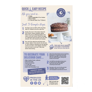 Carr's Chocolate Cake Mix 7x475g