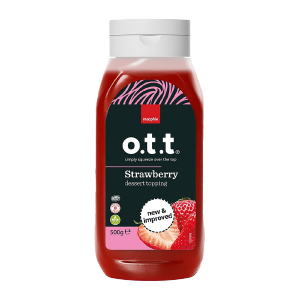 Macphie O.T.T Strawberry Dessert Topping 6x500g