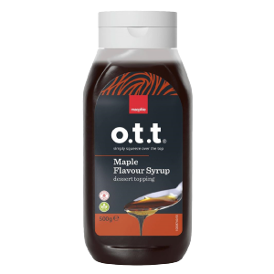 Macphie O.T.T Maple Syrup Topping 6x500g