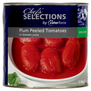 Plum Tomatoes 6x2500g
