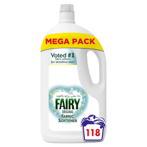 Fairy Fabric Enhancers Liquid 118w Original 3x3.89ltr