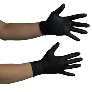 Black Nitrile Glove Large 10x100 (Powder Free)