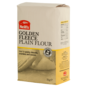 Neill's Golden Fleece Plain Flour 4x3kg