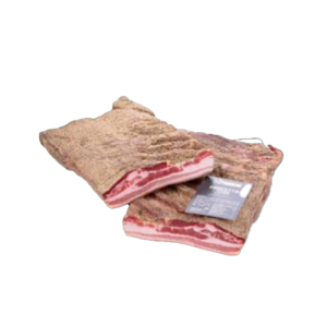 Sliced smoked bacon (flat pancetta) in tray 10x500g