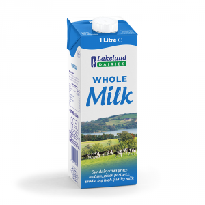 Lakeland Whole Milk 12x1ltr